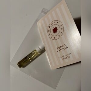 NWT Summer Fridays Sunlit Vanilla Sample Vial, 2ml